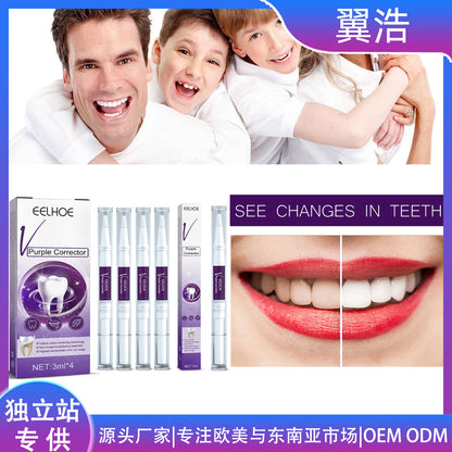 EELHOE V34 Purple Teeth Whitening Pen for Stain Removal
